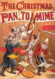 Antique poster for a Christmas Pantomime.